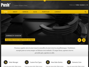 WordPress theme Push by The Happy Bit