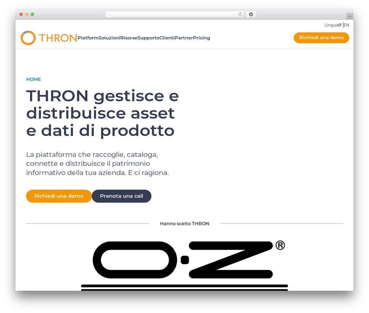 WordPress theme THRON - thron.co WordPress theme THRON - thron.co