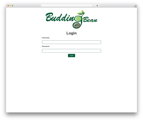 WordPress website theme Budding Bean - buddingbeanapp.com