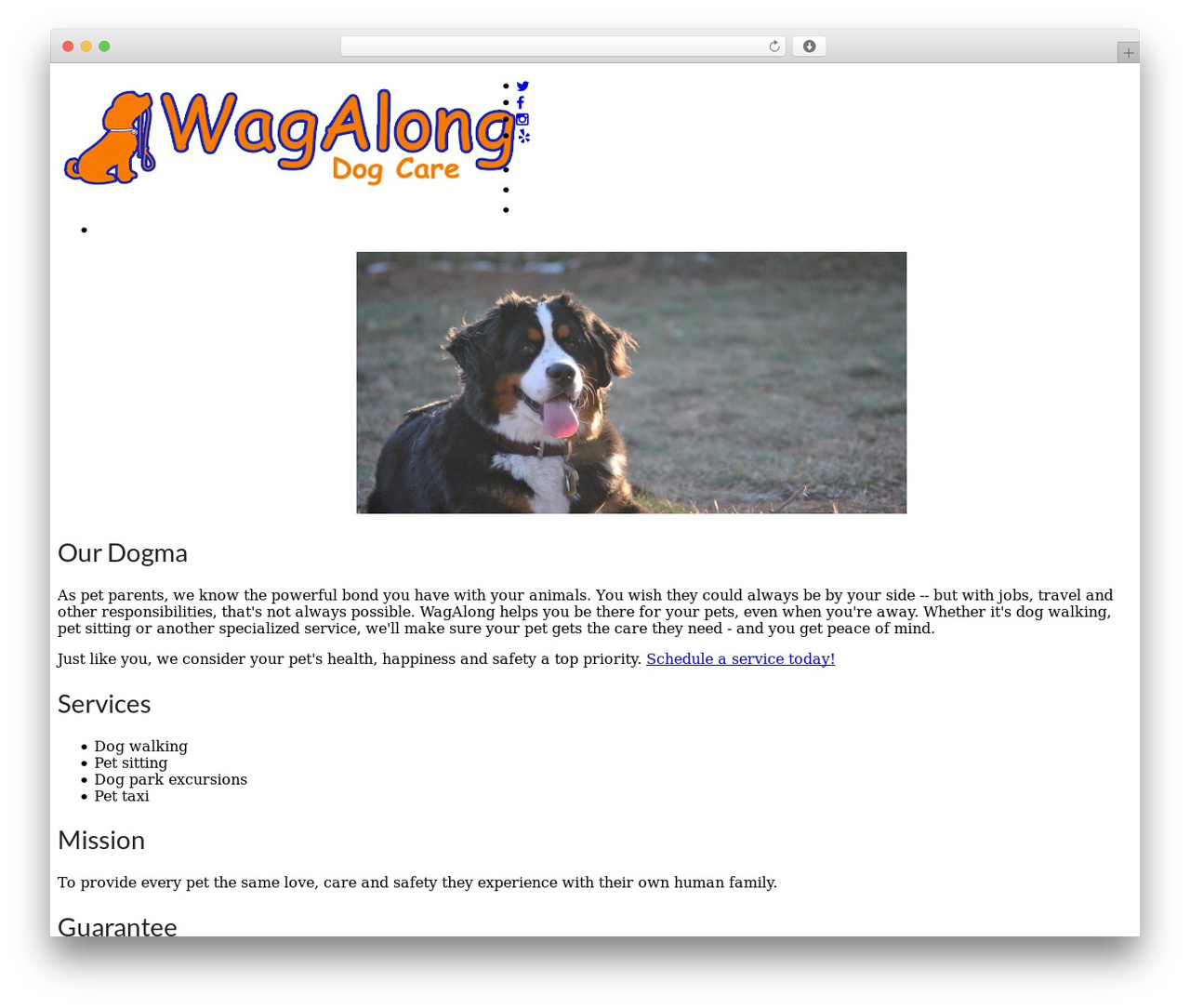WordPress website theme cherry - wagalongdogs.com WordPress website theme cherry - wagalongdogs.com