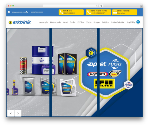Codesk themer WordPress plugin - erkbirlik.com