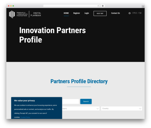 Eventim WordPress plugin - playbook.innovationpartnerday.cy