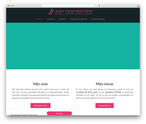 WordPress website theme Hello Elementor - annparmentier.be