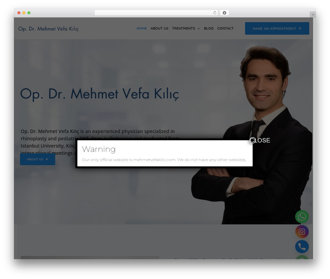 WordPress website theme medicate - mehmetvefakilic.com