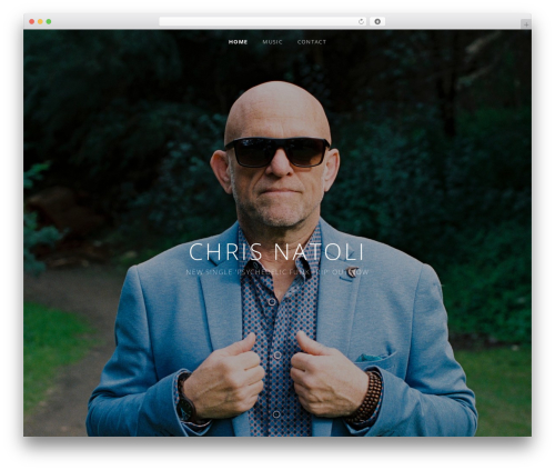 WordPress website theme Obsidian - chrisnatoli.com