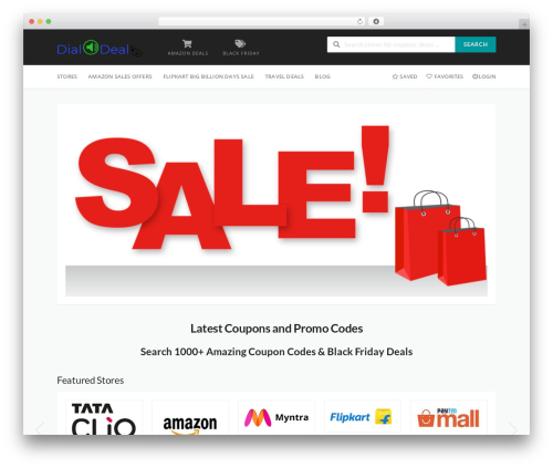 Coupon wp megamenu addon WordPress plugin - dialodeal.com