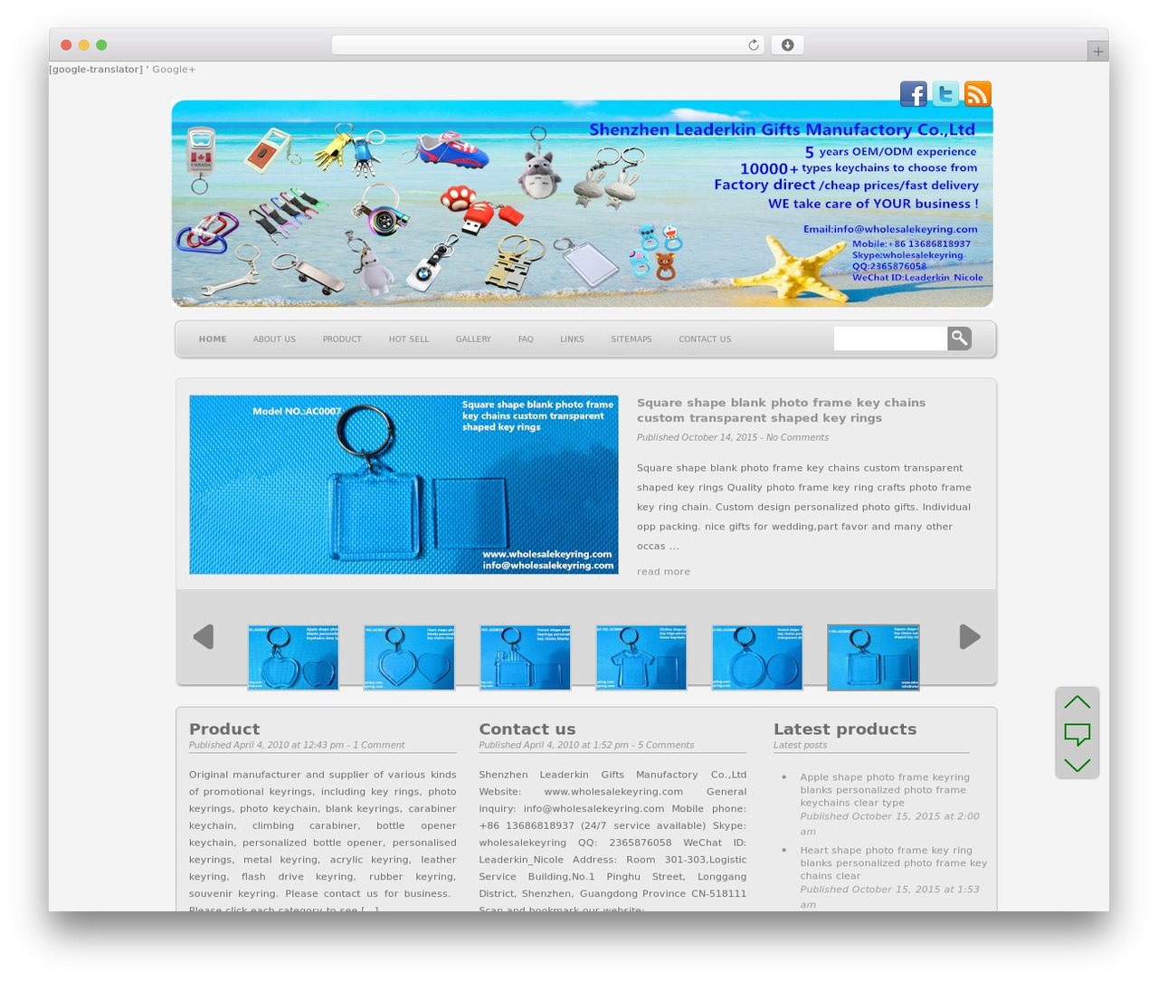 WP-Creativix WordPress theme - wholesalekeyring.com WP-Creativix WordPress theme - wholesalekeyring.com