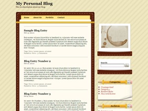 WP theme LeatherNote WP theme LeatherNote