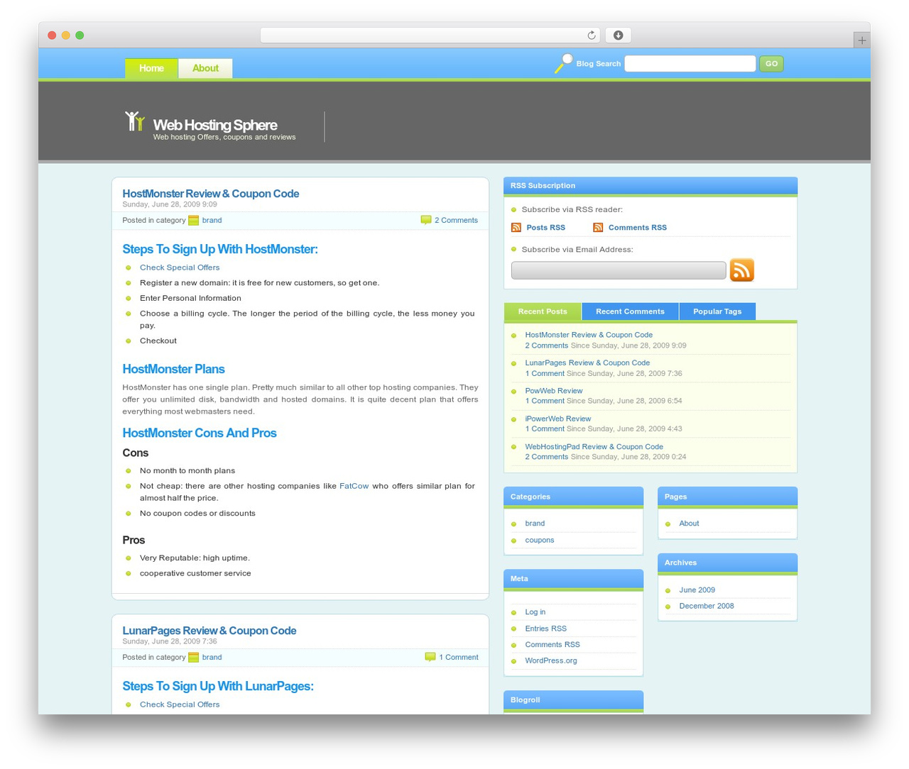 WP theme WordPress Vibrant - webhostingsphere.com WP theme WordPress Vibrant - webhostingsphere.com