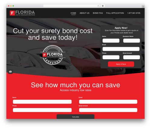 Angle WP theme - floridaautodealerbonds.com
