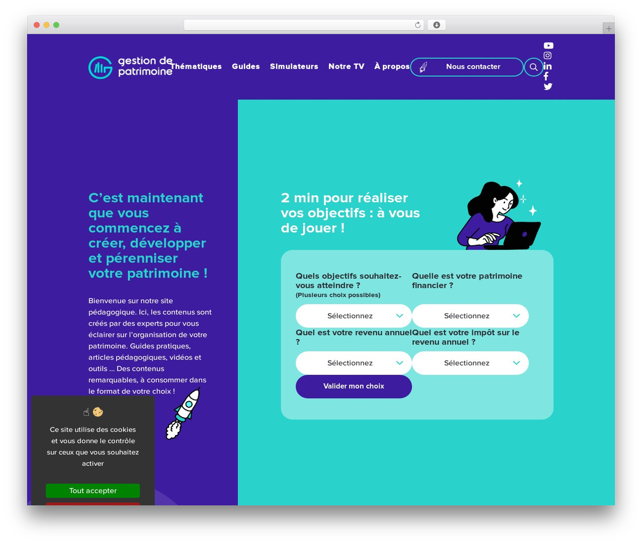 b4st theme WordPress - gestiondepatrimoine.com