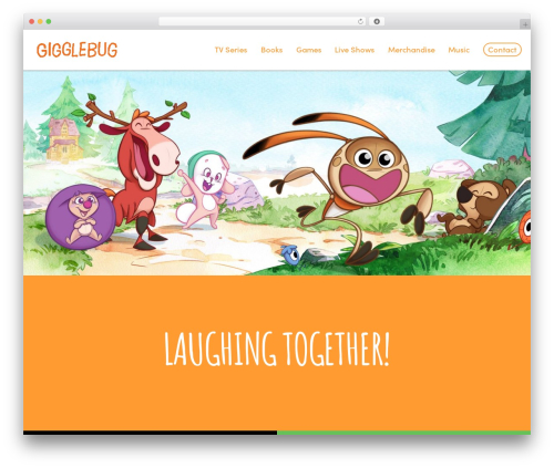 Bee Wordpress Framework WordPress theme design - gigglebug.tv