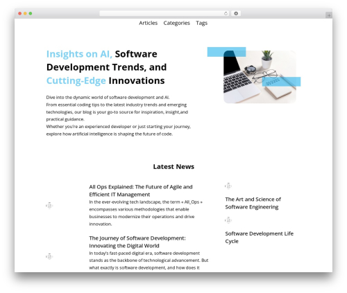 Divi WordPress theme - hermessoft.fr