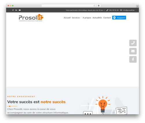 Techno WordPress theme - prosolit.be