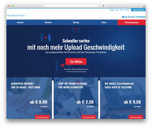 Telematica V2 WP theme - telematica.at