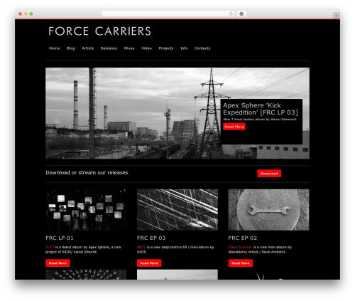 Theme WordPress Hero - force-carriers.com