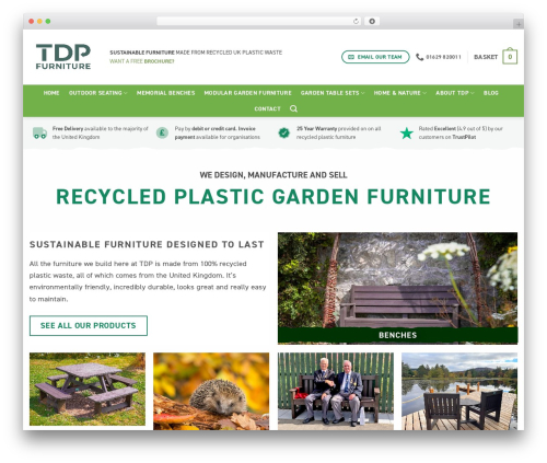 WordPress theme Flatsome - tdp.co.uk
