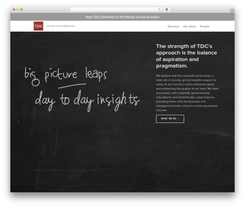 WordPress theme TDC Theme - tdcorp.org