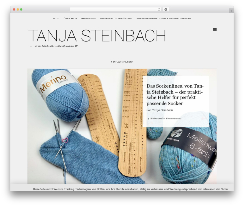 Zuki WordPress theme - tanjasteinbach.de
