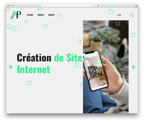 Adhira theme WordPress - arnaudpadalle.com