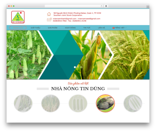 Bakery WordPress theme - miennamseed.com.vn