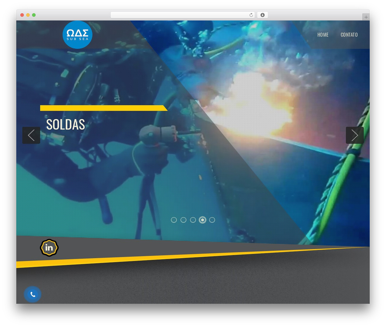 Denmark WordPress website theme - odssubsea.com