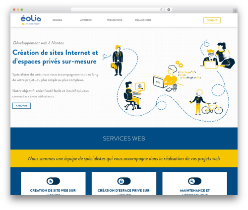 EOLIS WordPress theme - eolis.net