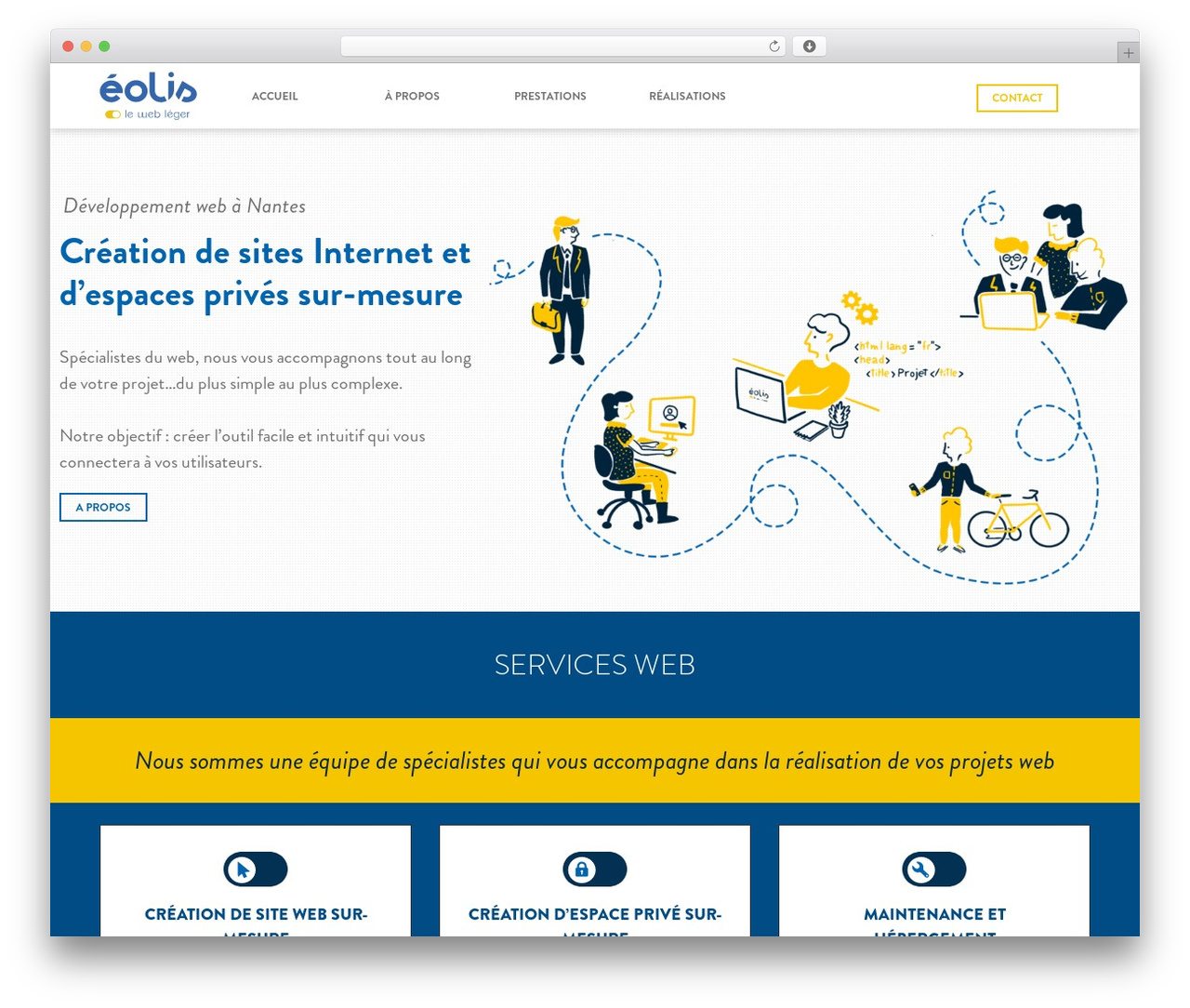 EOLIS WordPress theme - eolis.net