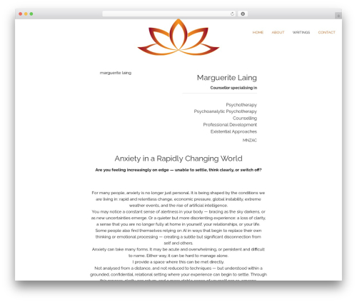 Flatco WordPress theme design - margueritelaing.com