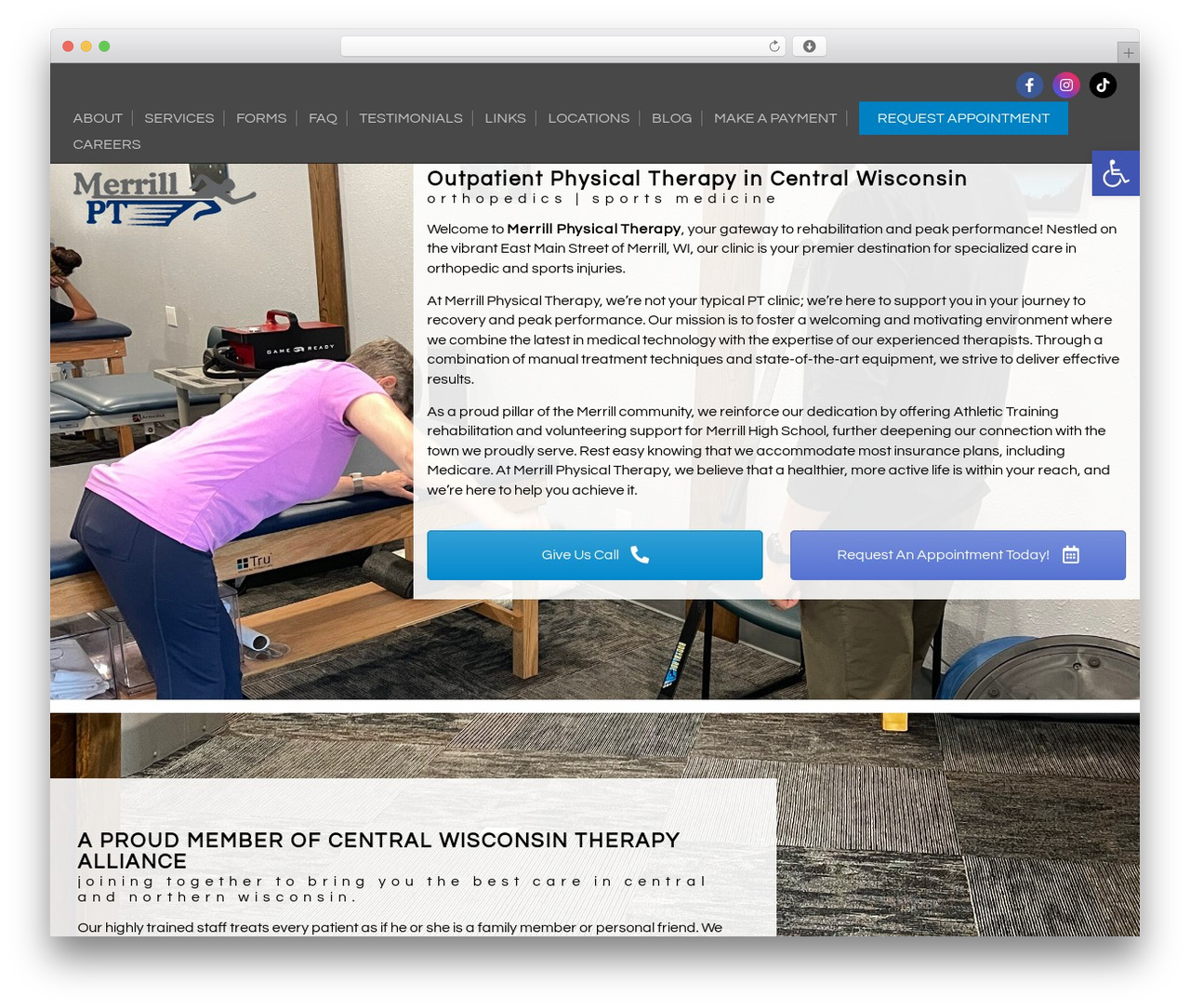 Generic WordPress theme - merrillpt.com