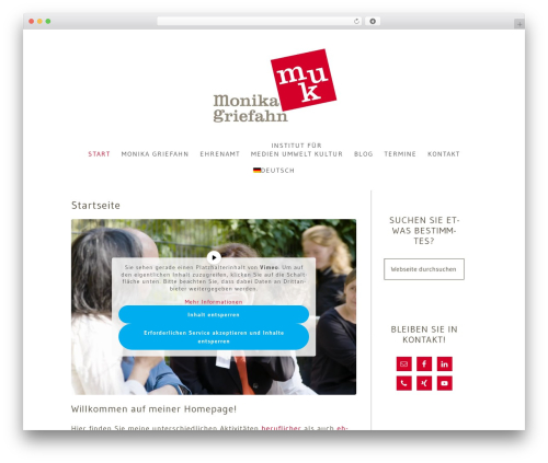 Market Theme WordPress blog theme - monika-griefahn.de