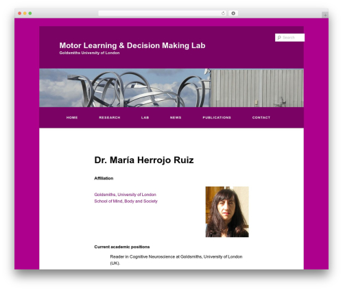 Retention WordPress theme - maria-herrojoruiz.net