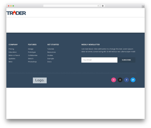 Rooten WordPress theme - traderonfire.com