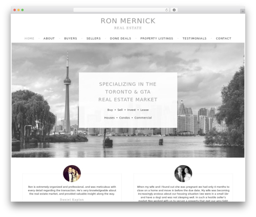 Sela WordPress theme - mernick.ca