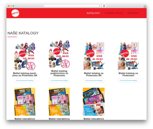 Semplice WordPress theme - mattel-katalog.cz