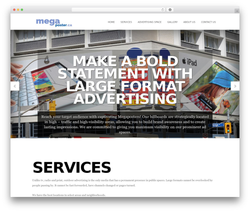 Status Theme top WordPress theme - megaposter.ca