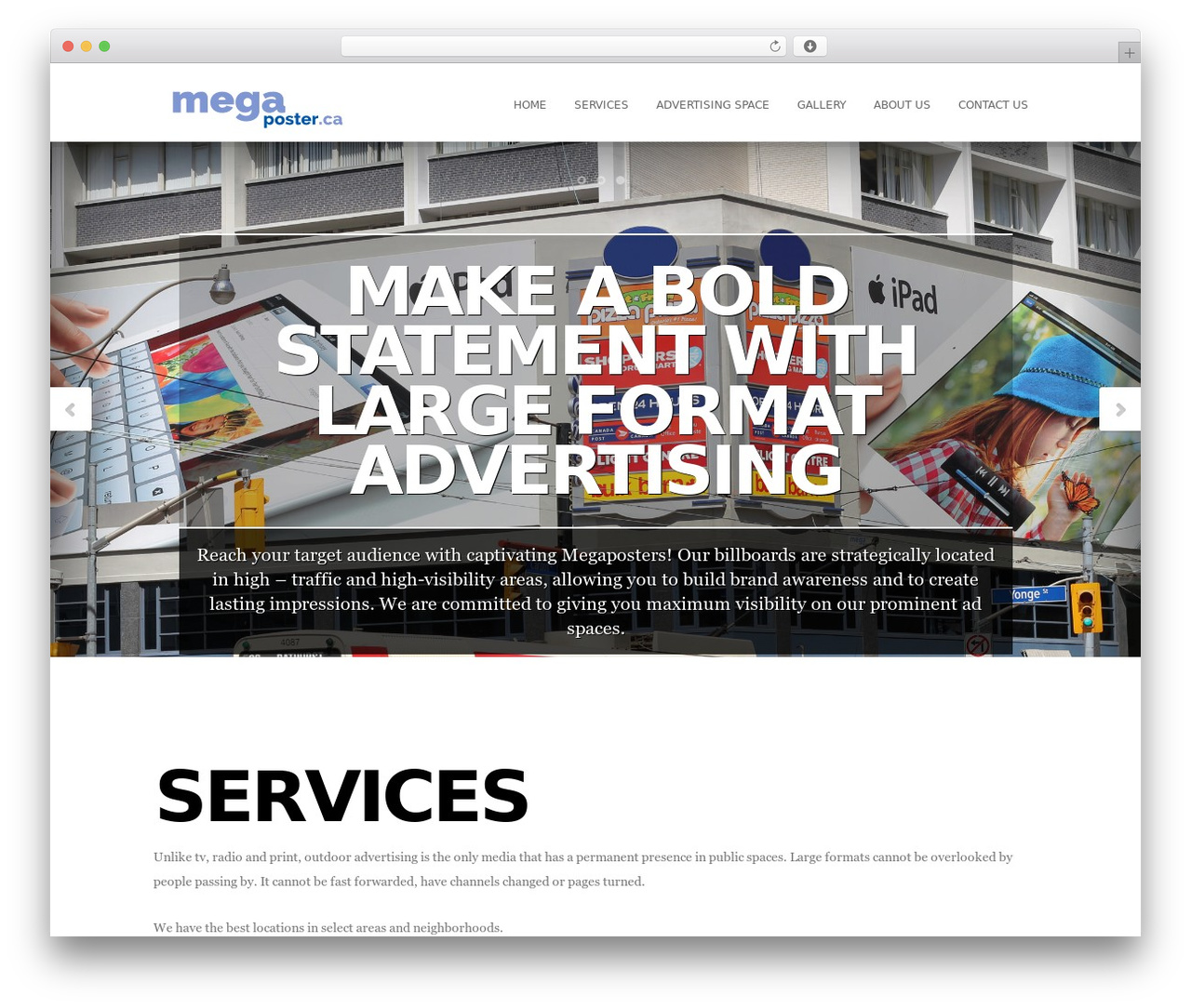Status Theme top WordPress theme - megaposter.ca