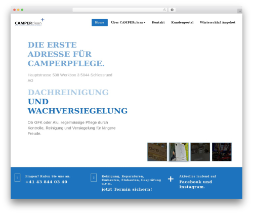 Spice slider pro WordPress plugin - camperclean.ch