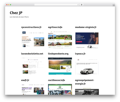 Theme WordPress Maxwell - jpvigier.fr