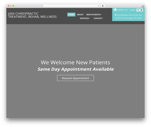 Theme WordPress Parent Theme - janichiropractic.com