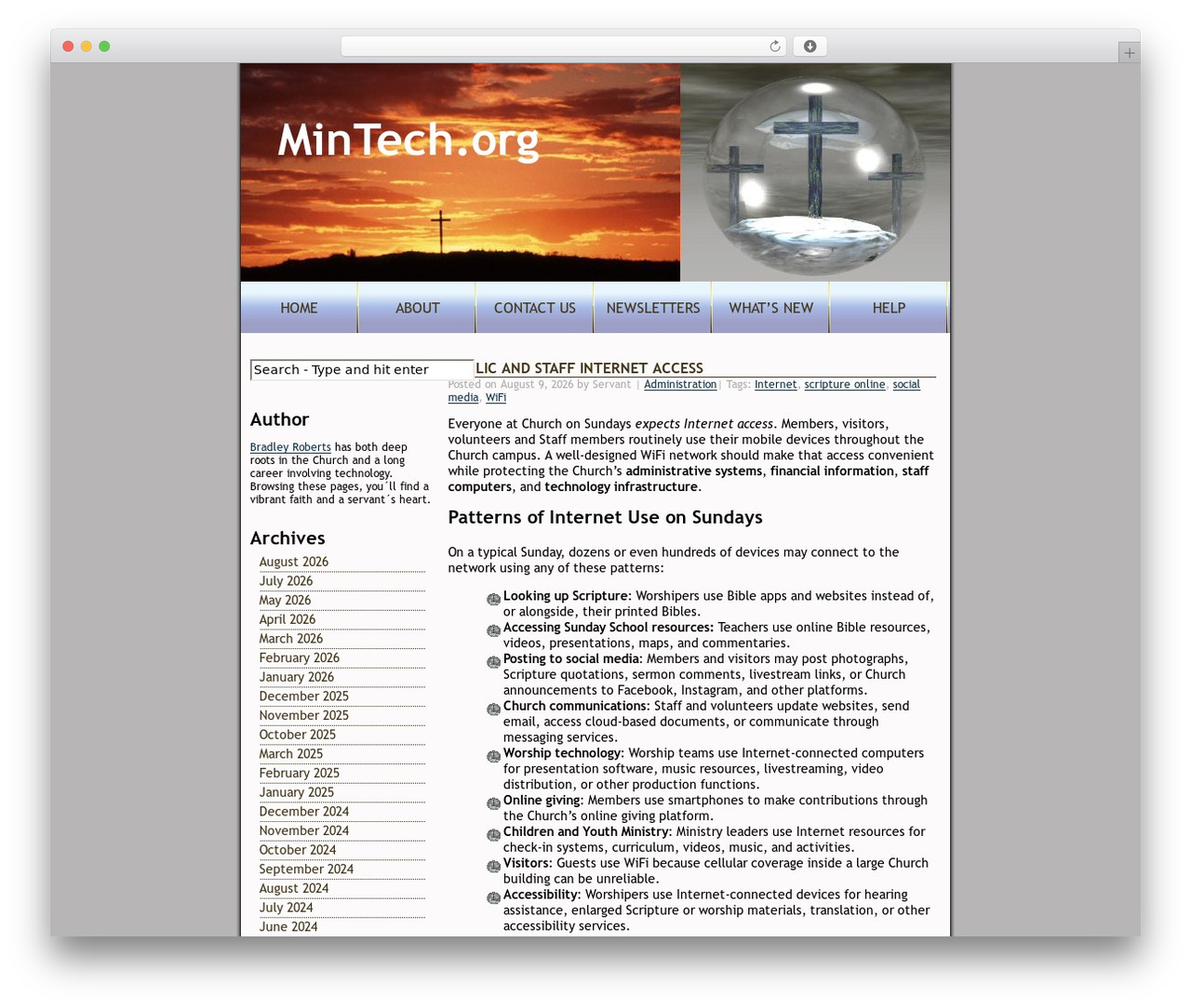 Theme WordPress Technology - mintech.org