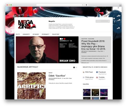 WordPress theme Sight - megazin.megatotal.pl