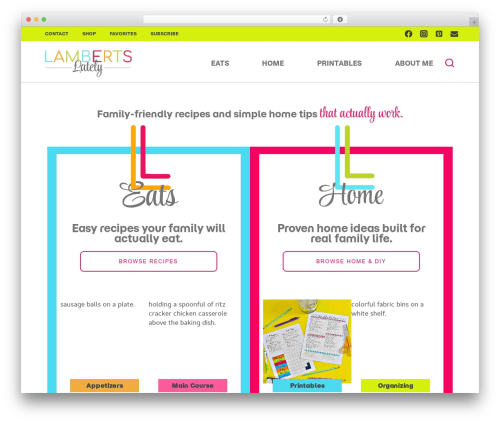 WordPress theme Kadence - lambertslately.com