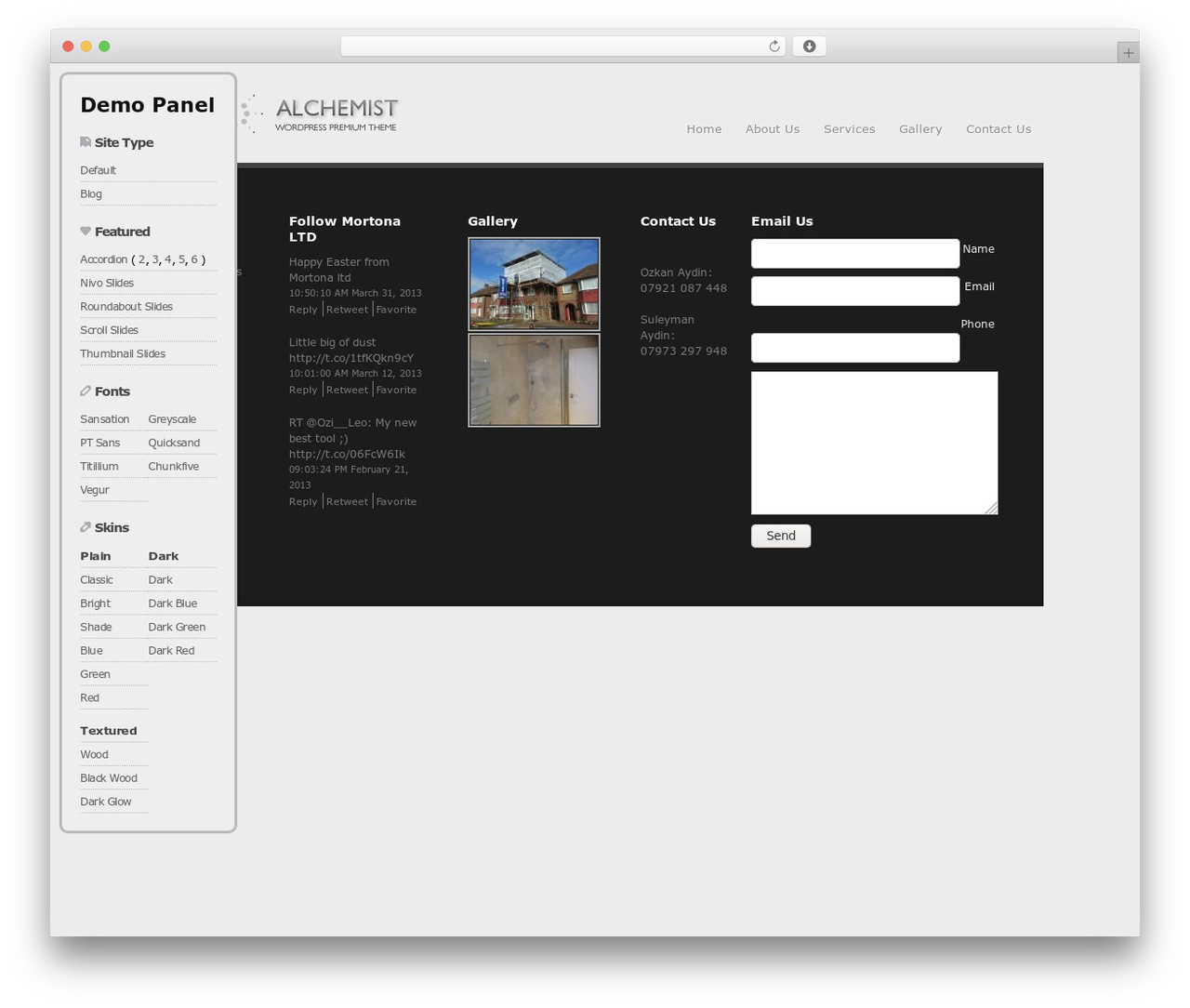 Alchemist Wordpress Theme WordPress theme - mortonaltd.co.uk