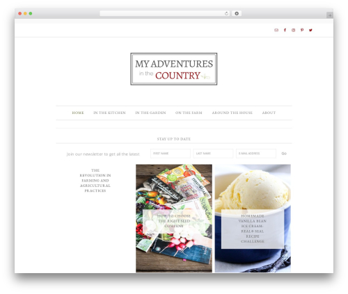 Divine Theme WordPress theme - myadventuresinthecountry.com