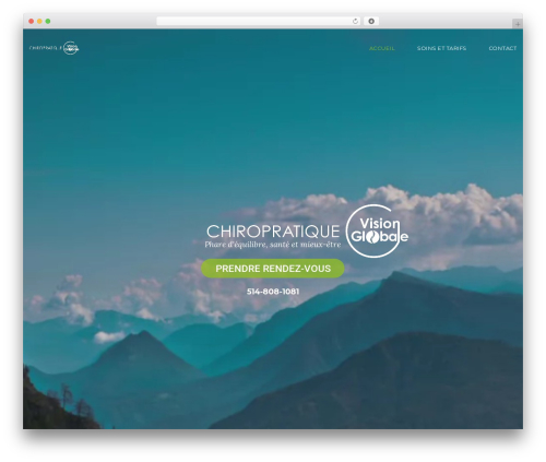 Flora WordPress theme - chirovisionglobale.com
