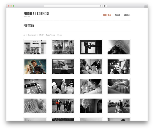 Purity WordPress theme - mikolajgorecki.com