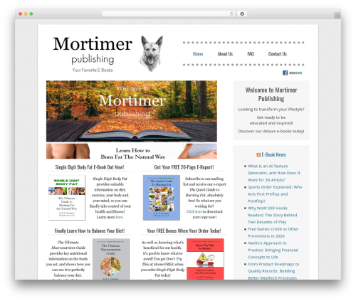 Theme WordPress Catalyst - mortimerpublishing.com