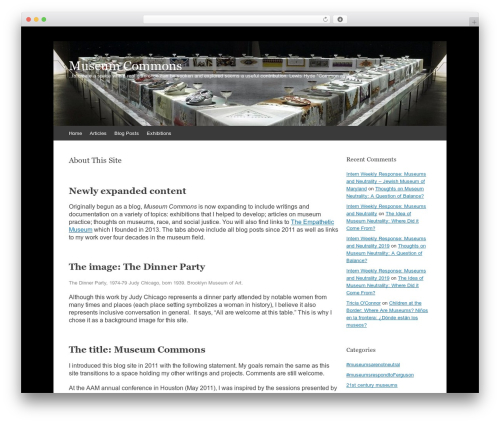 Theme WordPress Expound - museumcommons.com