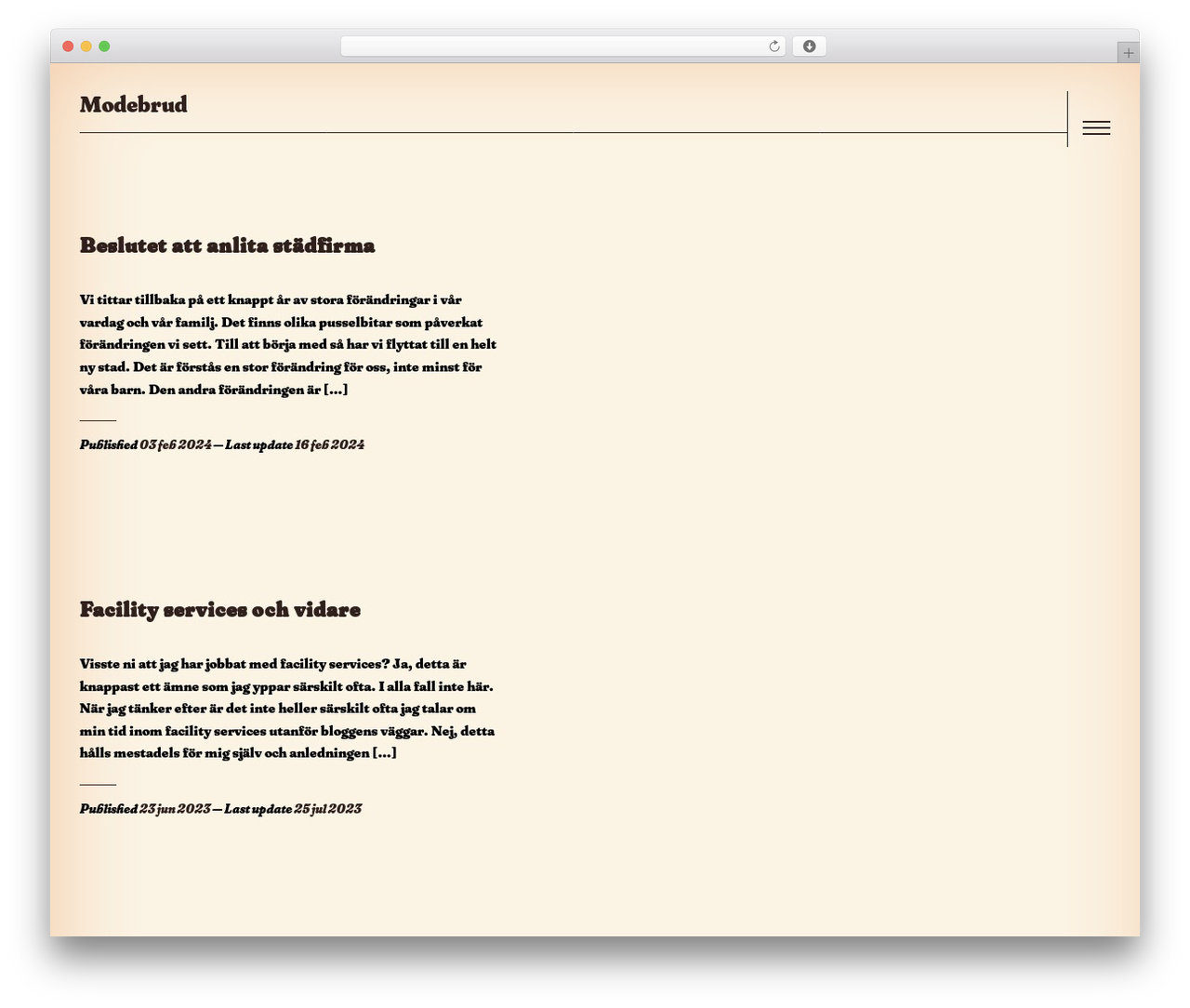 Theme WordPress Visual Coffee - modebrud.se Theme WordPress Visual Coffee - modebrud.se